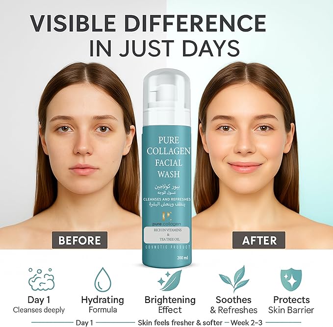 pure collagen FaciaL Wash
